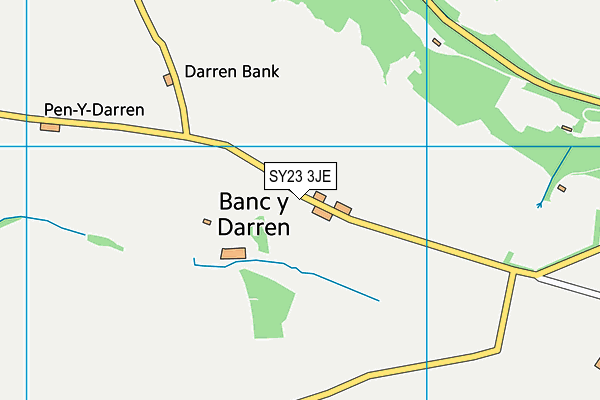 SY23 3JE map - OS VectorMap District (Ordnance Survey) SY23 3JE map - OS VectorMap District (Ordnance Survey)