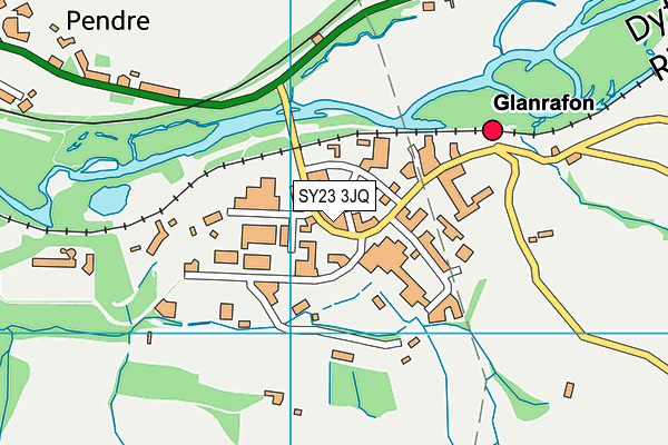 SY23 3JQ map - OS VectorMap District (Ordnance Survey) SY23 3JQ map - OS VectorMap District (Ordnance Survey)