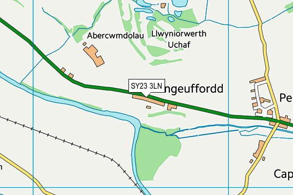 SY23 3LN map - OS VectorMap District (Ordnance Survey) SY23 3LN map - OS VectorMap District (Ordnance Survey)