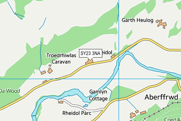 SY23 3NA map - OS VectorMap District (Ordnance Survey) SY23 3NA map - OS VectorMap District (Ordnance Survey)