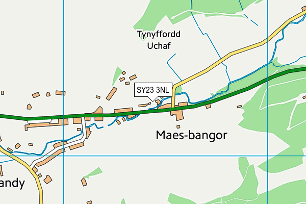 SY23 3NL map - OS VectorMap District (Ordnance Survey) SY23 3NL map - OS VectorMap District (Ordnance Survey)