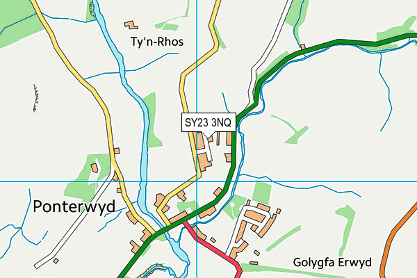 SY23 3NQ map - OS VectorMap District (Ordnance Survey) SY23 3NQ map - OS VectorMap District (Ordnance Survey)