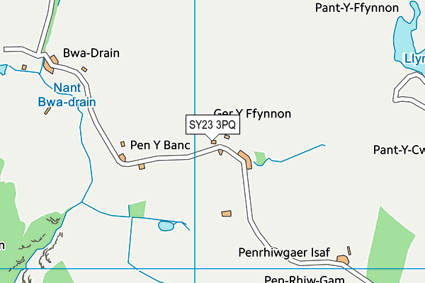 SY23 3PQ map - OS VectorMap District (Ordnance Survey) SY23 3PQ map - OS VectorMap District (Ordnance Survey)