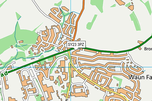 SY23 3PZ map - OS VectorMap District (Ordnance Survey) SY23 3PZ map - OS VectorMap District (Ordnance Survey)