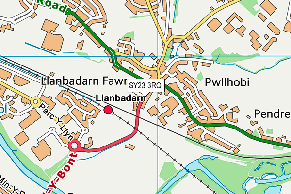 SY23 3RQ map - OS VectorMap District (Ordnance Survey) SY23 3RQ map - OS VectorMap District (Ordnance Survey)