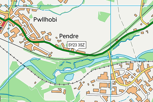 SY23 3SZ map - OS VectorMap District (Ordnance Survey) SY23 3SZ map - OS VectorMap District (Ordnance Survey)