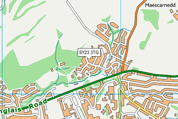 SY23 3TG map - OS VectorMap District (Ordnance Survey) SY23 3TG map - OS VectorMap District (Ordnance Survey)