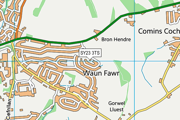 SY23 3TS map - OS VectorMap District (Ordnance Survey) SY23 3TS map - OS VectorMap District (Ordnance Survey)