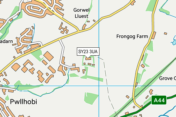 SY23 3UA map - OS VectorMap District (Ordnance Survey) SY23 3UA map - OS VectorMap District (Ordnance Survey)