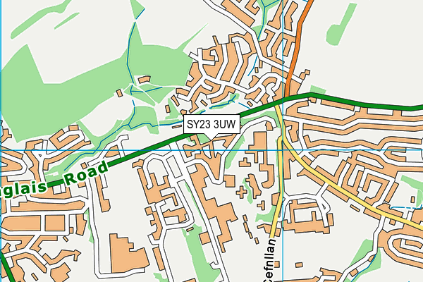 SY23 3UW map - OS VectorMap District (Ordnance Survey) SY23 3UW map - OS VectorMap District (Ordnance Survey)