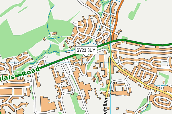 SY23 3UY map - OS VectorMap District (Ordnance Survey) SY23 3UY map - OS VectorMap District (Ordnance Survey)