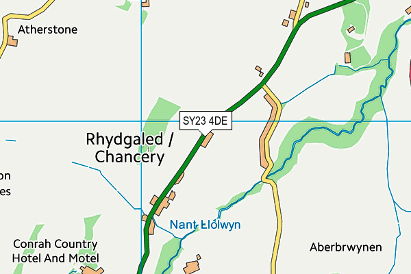 SY23 4DE map - OS VectorMap District (Ordnance Survey) SY23 4DE map - OS VectorMap District (Ordnance Survey)