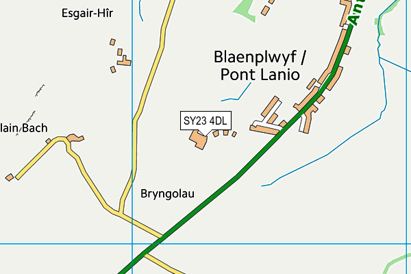 SY23 4DL map - OS VectorMap District (Ordnance Survey) SY23 4DL map - OS VectorMap District (Ordnance Survey)