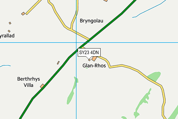 SY23 4DN map - OS VectorMap District (Ordnance Survey) SY23 4DN map - OS VectorMap District (Ordnance Survey)