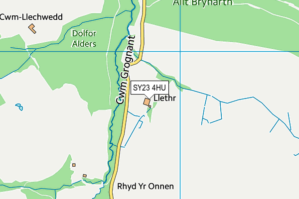 SY23 4HU map - OS VectorMap District (Ordnance Survey) SY23 4HU map - OS VectorMap District (Ordnance Survey)
