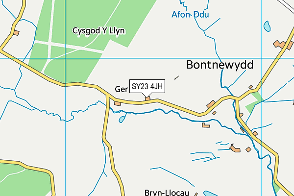 SY23 4JH map - OS VectorMap District (Ordnance Survey) SY23 4JH map - OS VectorMap District (Ordnance Survey)