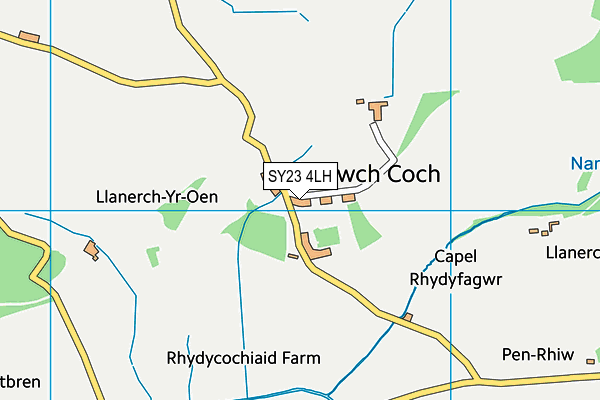 SY23 4LH map - OS VectorMap District (Ordnance Survey) SY23 4LH map - OS VectorMap District (Ordnance Survey)
