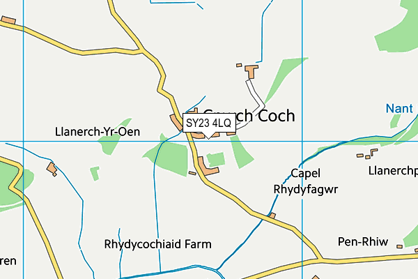 SY23 4LQ map - OS VectorMap District (Ordnance Survey) SY23 4LQ map - OS VectorMap District (Ordnance Survey)
