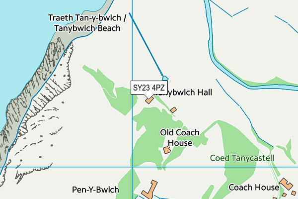 SY23 4PZ map - OS VectorMap District (Ordnance Survey) SY23 4PZ map - OS VectorMap District (Ordnance Survey)