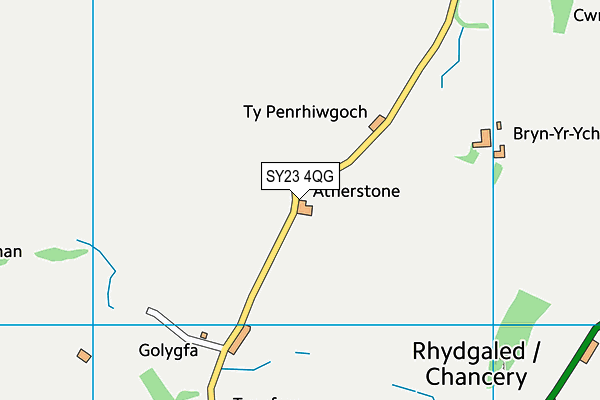 SY23 4QG map - OS VectorMap District (Ordnance Survey) SY23 4QG map - OS VectorMap District (Ordnance Survey)