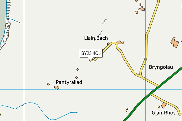 SY23 4QJ map - OS VectorMap District (Ordnance Survey) SY23 4QJ map - OS VectorMap District (Ordnance Survey)