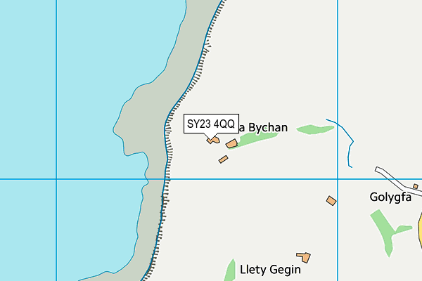 SY23 4QQ map - OS VectorMap District (Ordnance Survey) SY23 4QQ map - OS VectorMap District (Ordnance Survey)