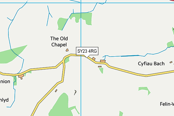 SY23 4RG map - OS VectorMap District (Ordnance Survey) SY23 4RG map - OS VectorMap District (Ordnance Survey)