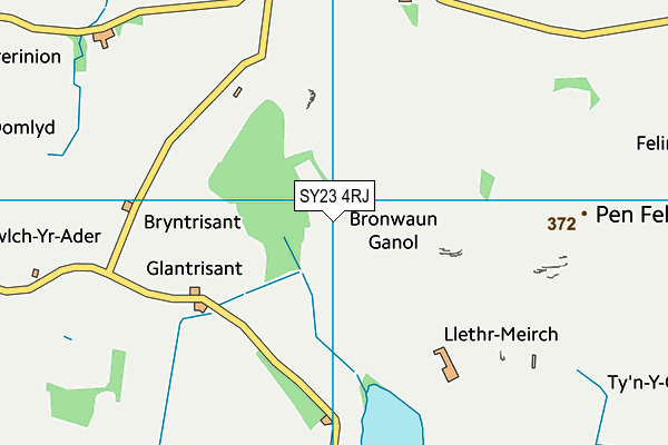 SY23 4RJ map - OS VectorMap District (Ordnance Survey) SY23 4RJ map - OS VectorMap District (Ordnance Survey)