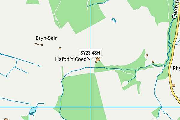 SY23 4SH map - OS VectorMap District (Ordnance Survey) SY23 4SH map - OS VectorMap District (Ordnance Survey)