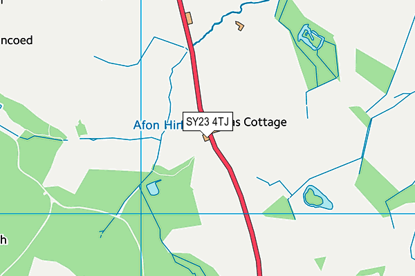 SY23 4TJ map - OS VectorMap District (Ordnance Survey) SY23 4TJ map - OS VectorMap District (Ordnance Survey)