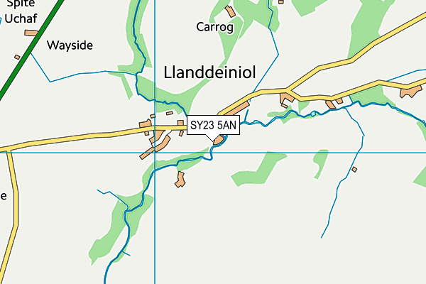 SY23 5AN map - OS VectorMap District (Ordnance Survey)