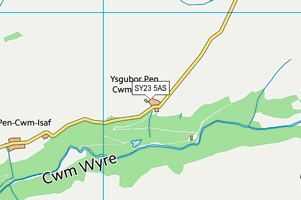 SY23 5AS map - OS VectorMap District (Ordnance Survey) SY23 5AS map - OS VectorMap District (Ordnance Survey)