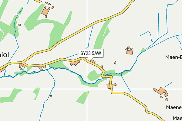 SY23 5AW map - OS VectorMap District (Ordnance Survey) SY23 5AW map - OS VectorMap District (Ordnance Survey)