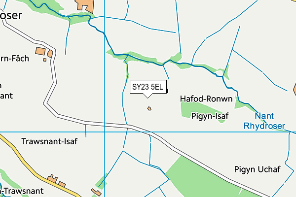 SY23 5EL map - OS VectorMap District (Ordnance Survey) SY23 5EL map - OS VectorMap District (Ordnance Survey)