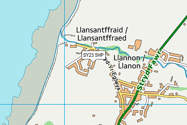 SY23 5HP map - OS VectorMap District (Ordnance Survey) SY23 5HP map - OS VectorMap District (Ordnance Survey)