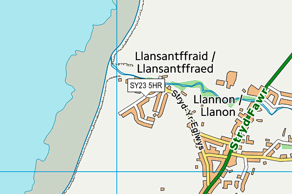 SY23 5HR map - OS VectorMap District (Ordnance Survey) SY23 5HR map - OS VectorMap District (Ordnance Survey)