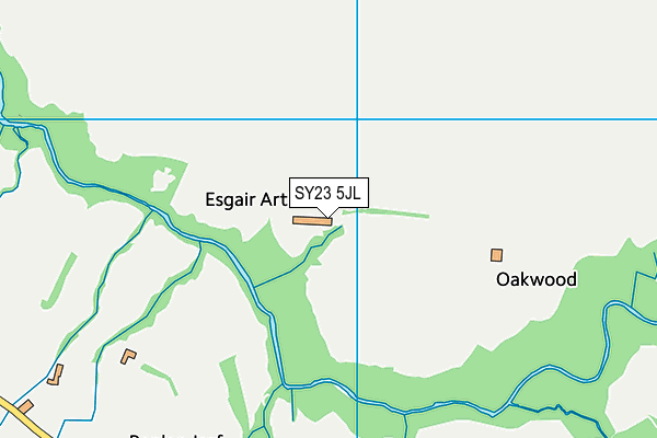 SY23 5JL map - OS VectorMap District (Ordnance Survey) SY23 5JL map - OS VectorMap District (Ordnance Survey)