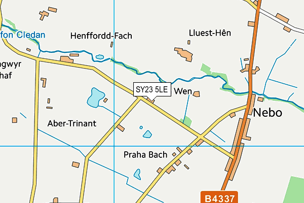 SY23 5LE map - OS VectorMap District (Ordnance Survey) SY23 5LE map - OS VectorMap District (Ordnance Survey)