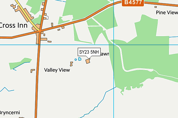 SY23 5NH map - OS VectorMap District (Ordnance Survey) SY23 5NH map - OS VectorMap District (Ordnance Survey)