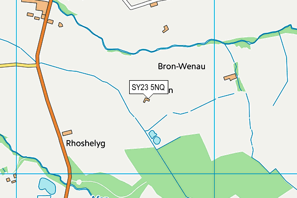 SY23 5NQ map - OS VectorMap District (Ordnance Survey) SY23 5NQ map - OS VectorMap District (Ordnance Survey)