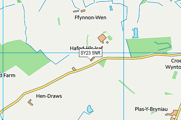 SY23 5NR map - OS VectorMap District (Ordnance Survey) SY23 5NR map - OS VectorMap District (Ordnance Survey)