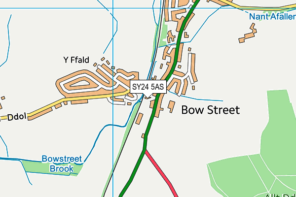SY24 5AS map - OS VectorMap District (Ordnance Survey) SY24 5AS map - OS VectorMap District (Ordnance Survey)