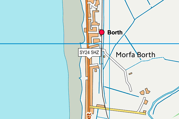 SY24 5HZ map - OS VectorMap District (Ordnance Survey) SY24 5HZ map - OS VectorMap District (Ordnance Survey)