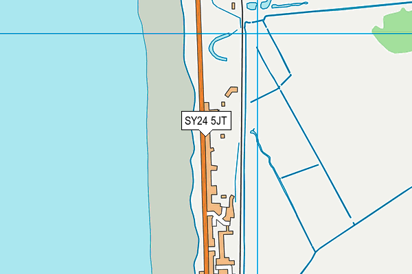 SY24 5JT map - OS VectorMap District (Ordnance Survey) SY24 5JT map - OS VectorMap District (Ordnance Survey)
