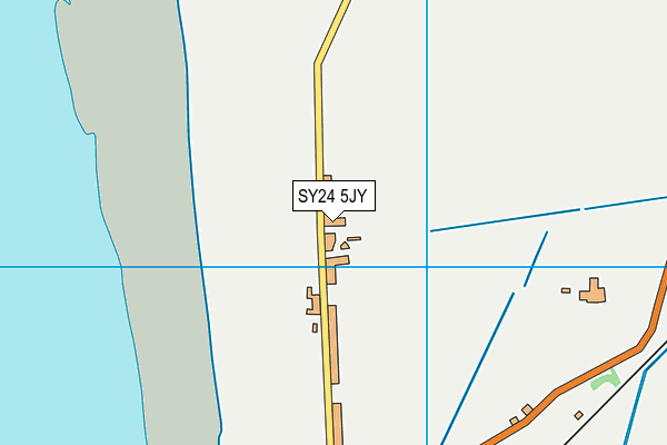 SY24 5JY map - OS VectorMap District (Ordnance Survey) SY24 5JY map - OS VectorMap District (Ordnance Survey)
