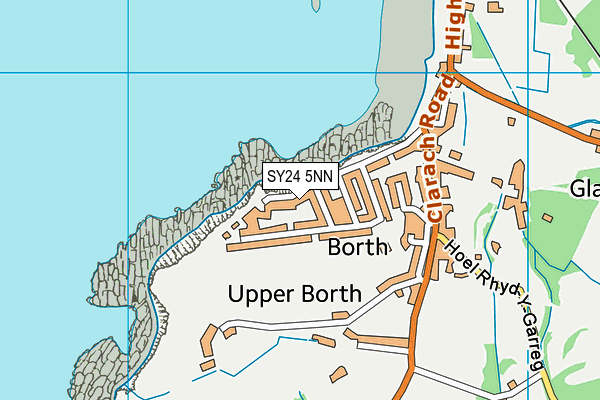 SY24 5NN map - OS VectorMap District (Ordnance Survey) SY24 5NN map - OS VectorMap District (Ordnance Survey)