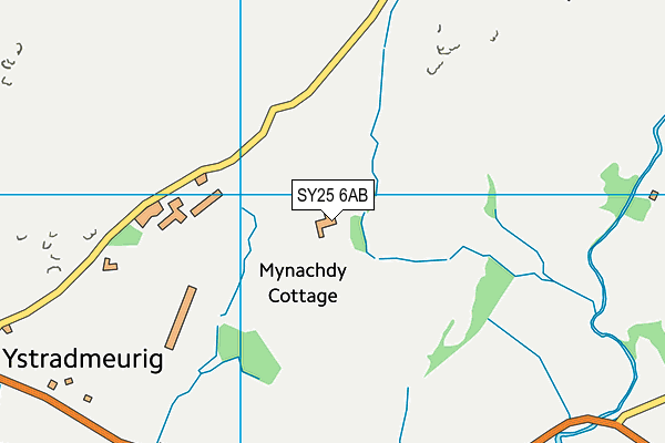 SY25 6AB map - OS VectorMap District (Ordnance Survey) SY25 6AB map - OS VectorMap District (Ordnance Survey)