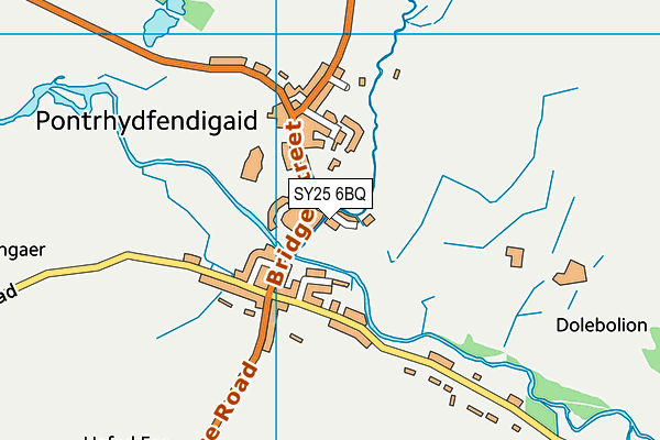 SY25 6BQ map - OS VectorMap District (Ordnance Survey) SY25 6BQ map - OS VectorMap District (Ordnance Survey)