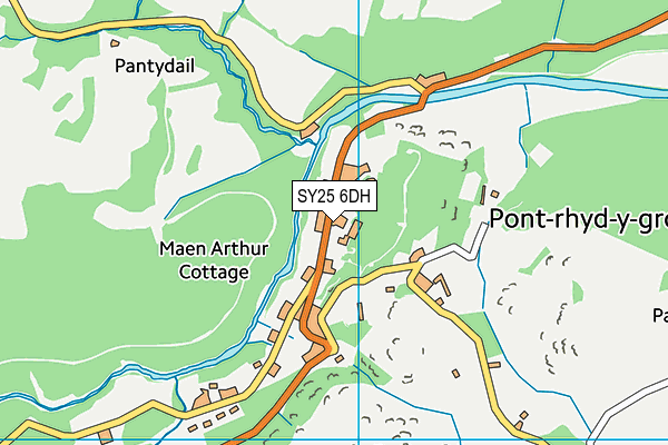 SY25 6DH map - OS VectorMap District (Ordnance Survey) SY25 6DH map - OS VectorMap District (Ordnance Survey)