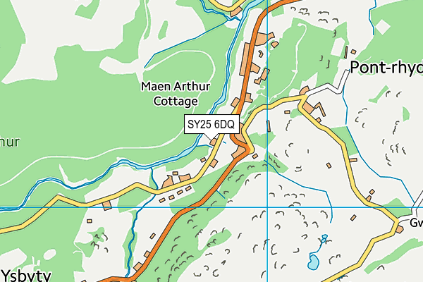 SY25 6DQ map - OS VectorMap District (Ordnance Survey) SY25 6DQ map - OS VectorMap District (Ordnance Survey)